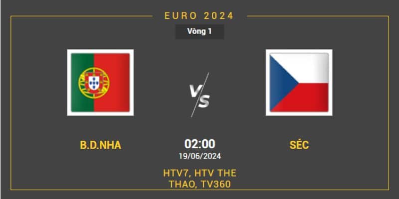 Soi kèo Bồ Đào Nha vs Sec 02:00 thứ 4 ngày 19/06 bảng F Euro 2024
